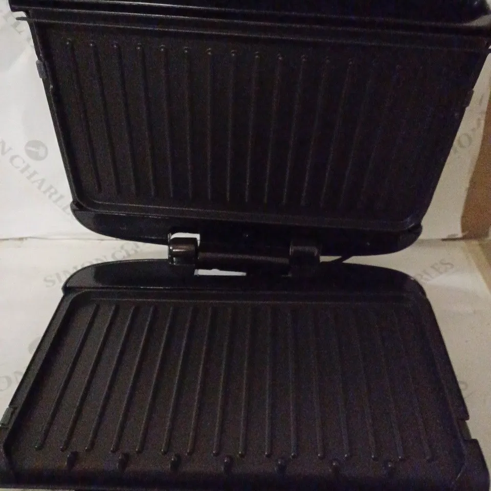 GEORGE FOREMAN MEDIUM REMOVABLE PLATES GRILL, BLACK [24330]