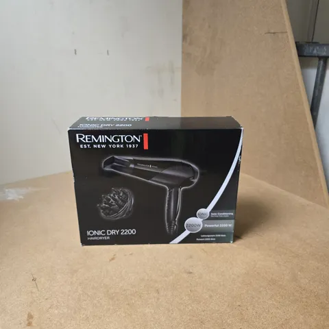 REMINGTON IONIC DRY 2200 HAIRDRYER – BOXED