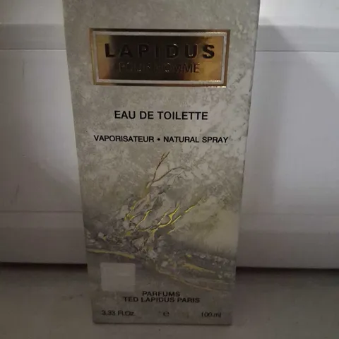 BOXED TED LAPIDUS POUR HOMME EAU DE TOILETTE SPRAY 100ML