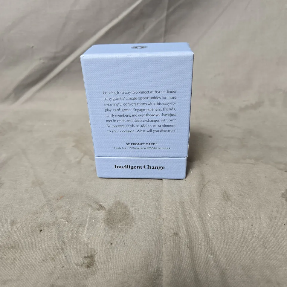 LET'S GET CLOSER TABLE TALK – 52 PROMPT CARDS (INTELLIGENT CHANGE)