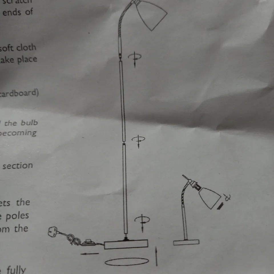 JACOB FLOOR AND TABLE LAMP