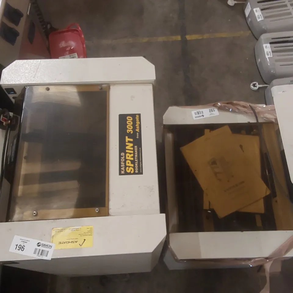 KASFOLD 3000 BOOKLET MAKER (2 ITEMS)
