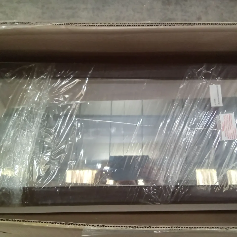 BOXED DLANDHOME JEWELLERY ARMOIRE WITH STORAGE SHELF COFFEE BROWN