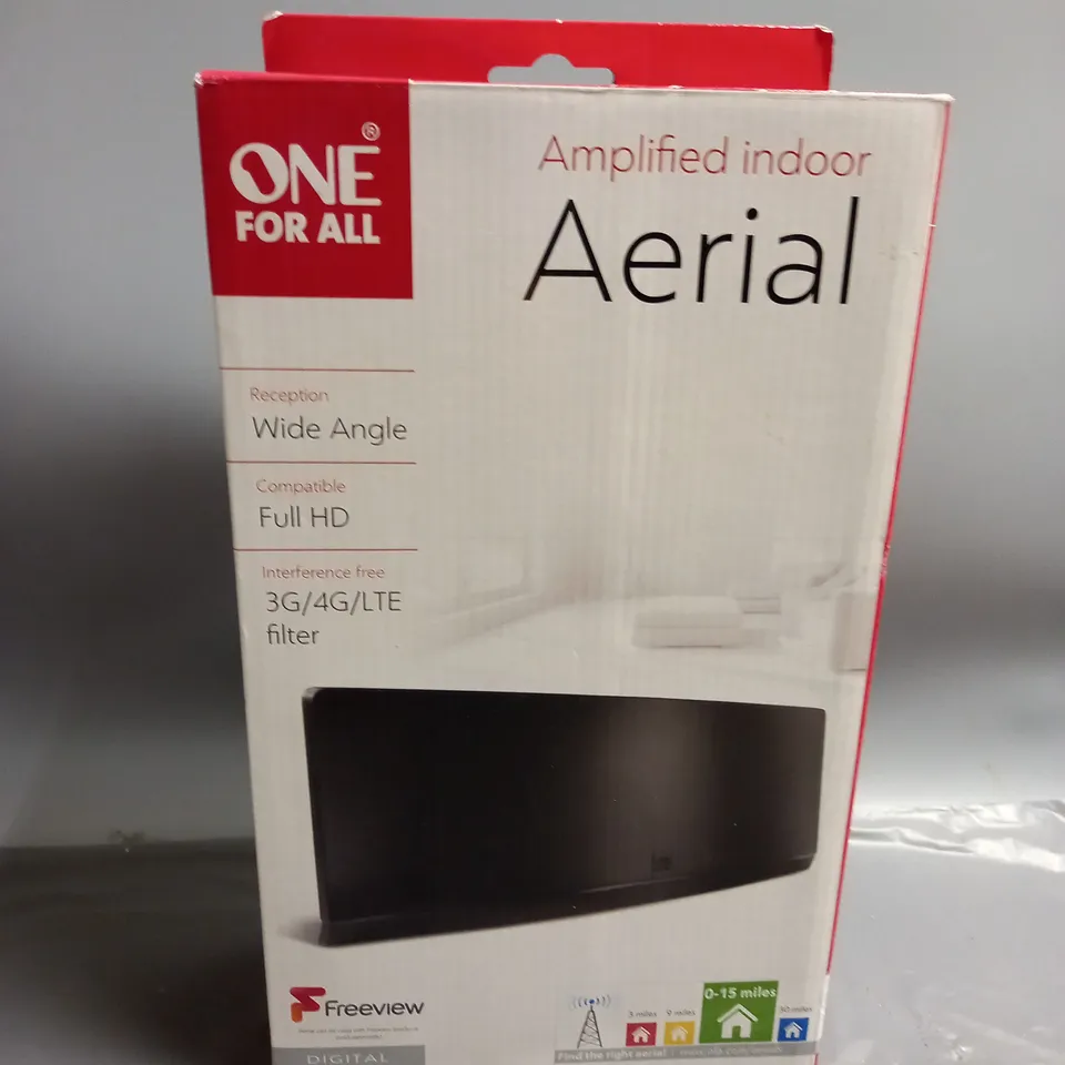 ONE FOR ALL AMPLIFIED INDOOR ANTENNA