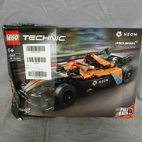 BOXED LEGO TECHNIC NEOM MCLAREN FORMULA E RACE CAR 42169