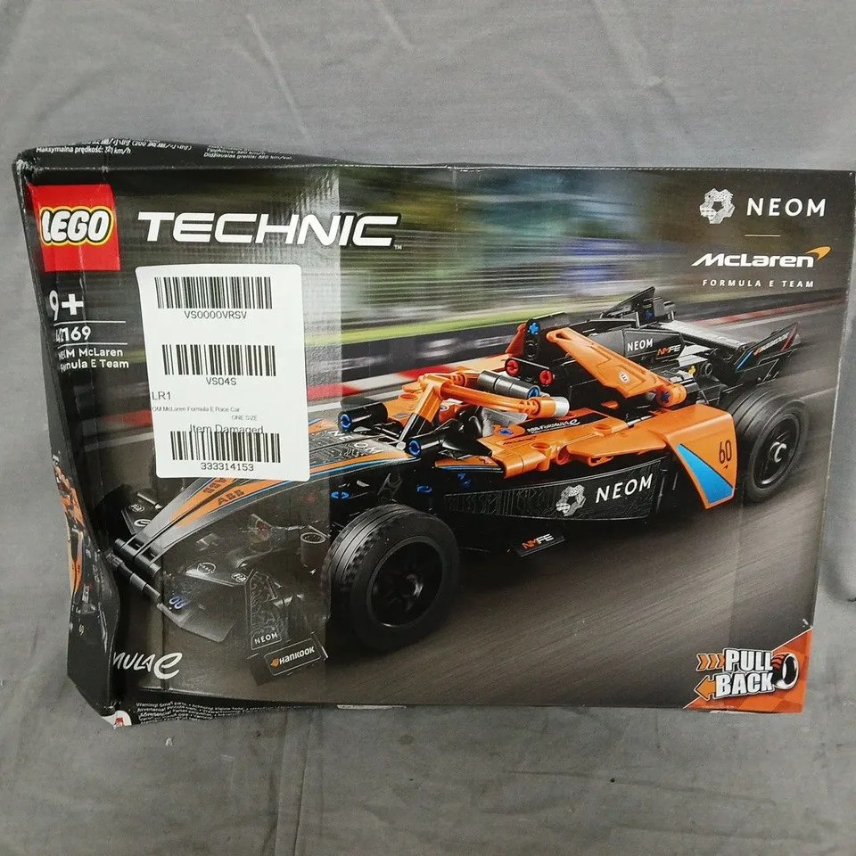 BOXED LEGO TECHNIC NEOM MCLAREN FORMULA E RACE CAR 42169