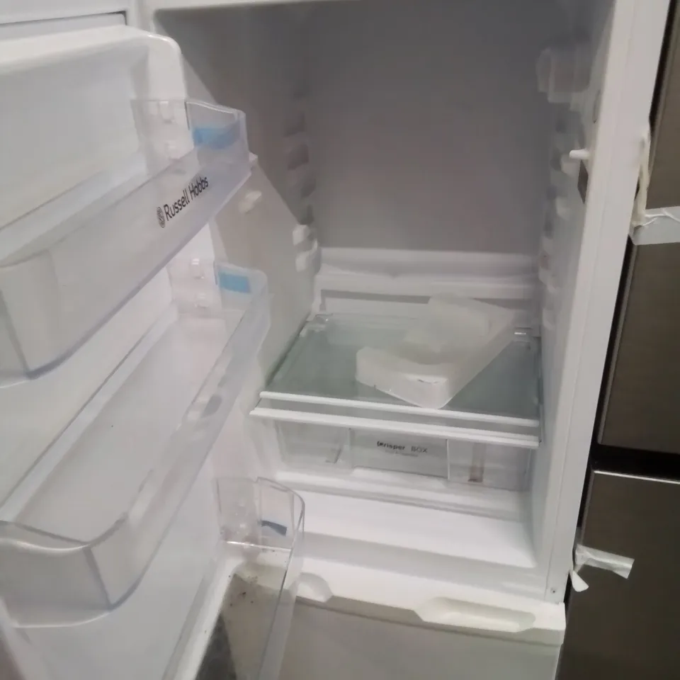 RUSSELL HOBBS LOW FROST FRIDGE FREEZER, 113L FRIDGE, 61L FREEZER - WHITE (50CM WIDE, 145CM HIGH) - COLLECTION ONLY