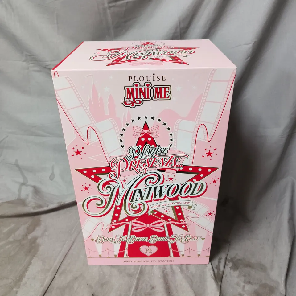 PLOUISE Mini Me Minwood Vanity Station – Pink 5-drawer vanity unit