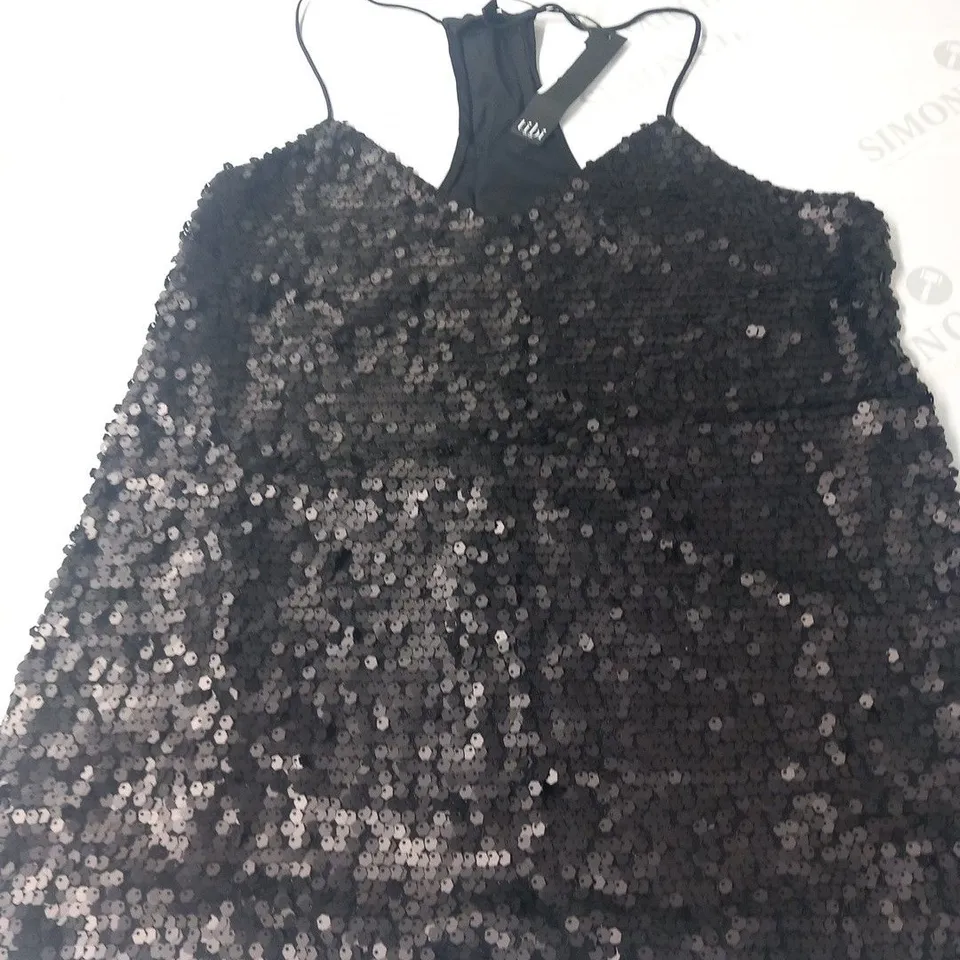TIBI SEQUIN WOVEN TOP SIZE US 2
