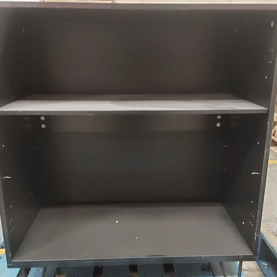 DESIGNER WOODEN BLACK CABINET - MISSING PARTS