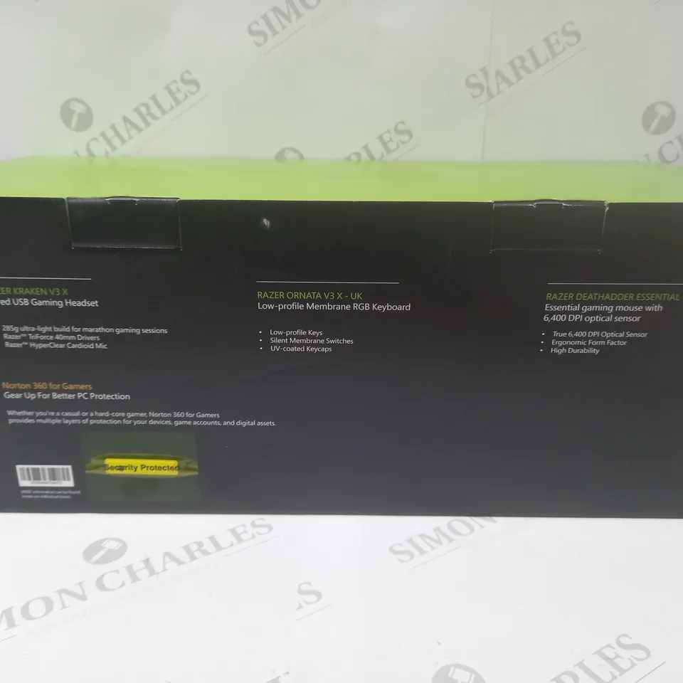 BRAND NEW BOXED RAZER GAMING BUNDLE 3 IN 1 TO INCLUDE - GAMING HEADSET, MEMBRANE RGB KEYBOARD AND ESSENTIAL GAMING MOUSE