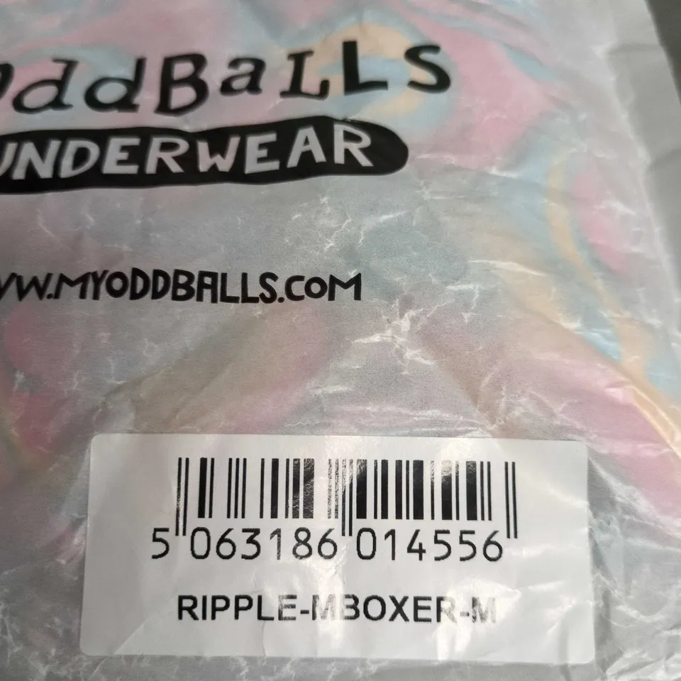 ODDBALLS RIPPLE BOXER – MEN'S UNDERWEAR, SIZE M