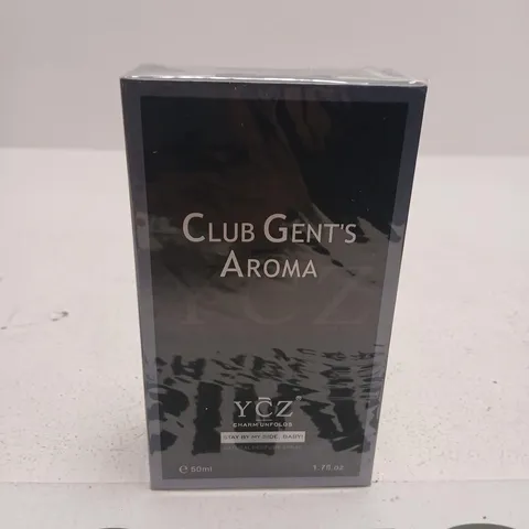 BOXED AND SEALED CLUB GENT'S AROMA YCZ CHARM UNFOLDS NATURAL PERFUME SPRAY 50ML
