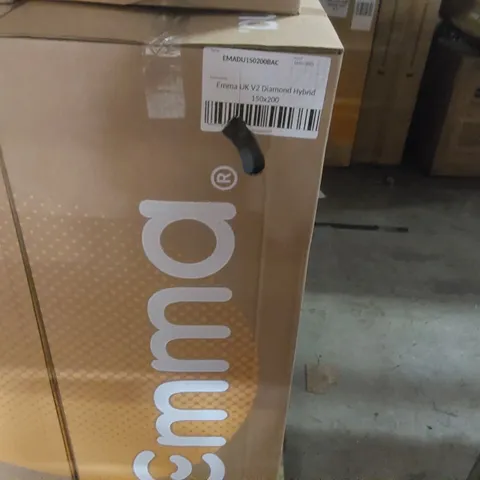 BRAND NEW BOXED EMMA UK V2 DIAMOND HYBRID 150 x 200CM KING SIZE MATTRESS