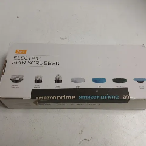 7-IN-1 ELECTRIC SPIN SCRUBBER – BOXED