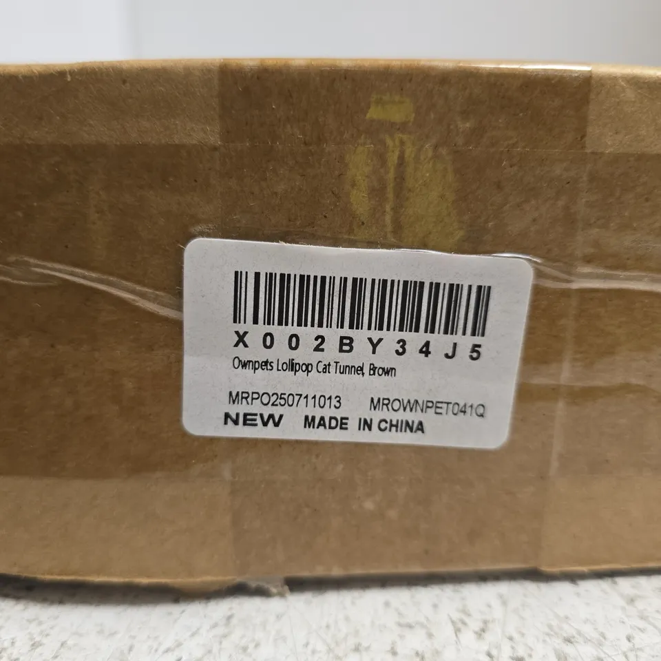 OWNPETS LOLLIPOP CAT TUNNEL BROWN