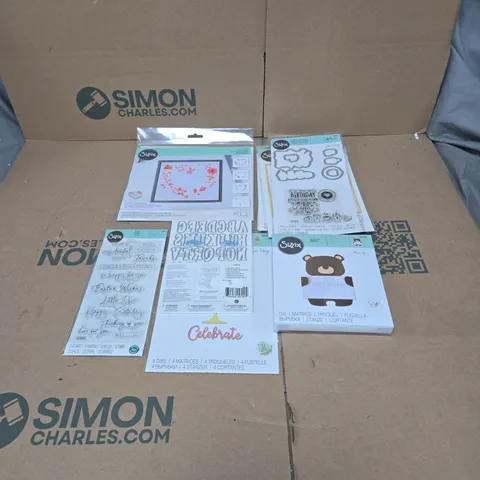 9 X SIZZIX ASSORTED CRAFT RELATED PRODUCTS