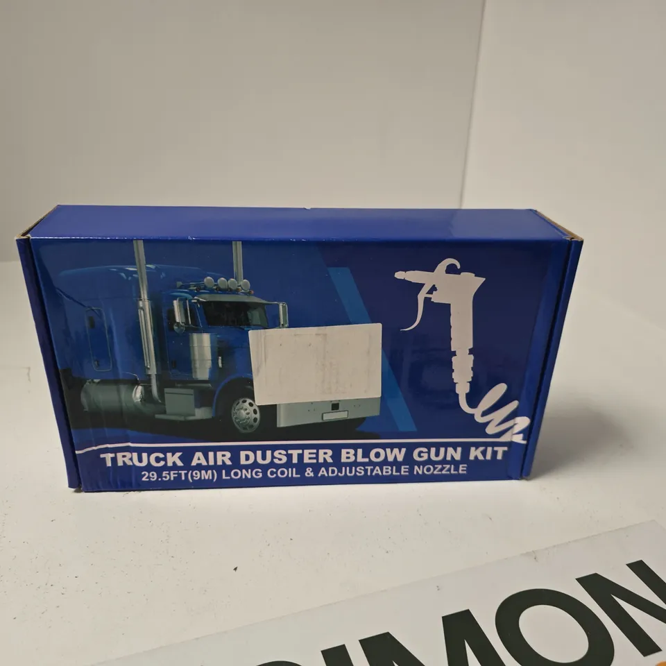 TRUCK AIR DUSTER BLOW GUN KIT – 29.5FT COIL & ADJUSTABLE NOZZLE (BOXED)