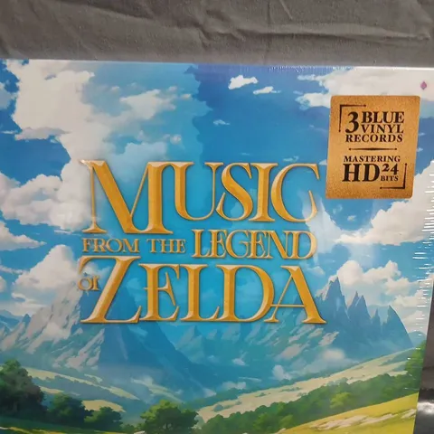 MUSIC FROM THE LEGEND OF ZELDA - 3 BLUE VINYL RECORDS (LONDON MUSIC WORKS)