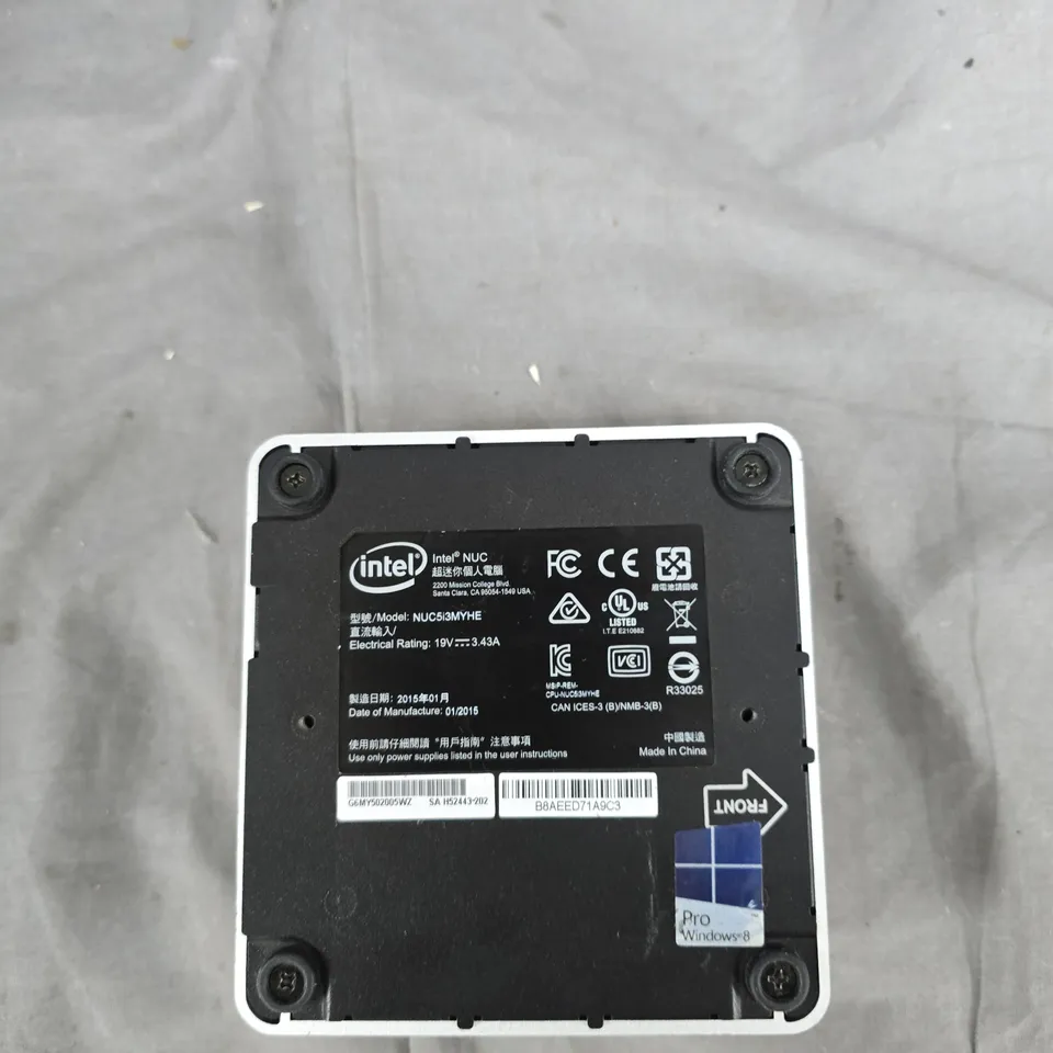 INTEL NUC MINI PC (NUC5I3MYHE) – 4GB RAM, 120GB SSD – WINDOWS 8 PRO