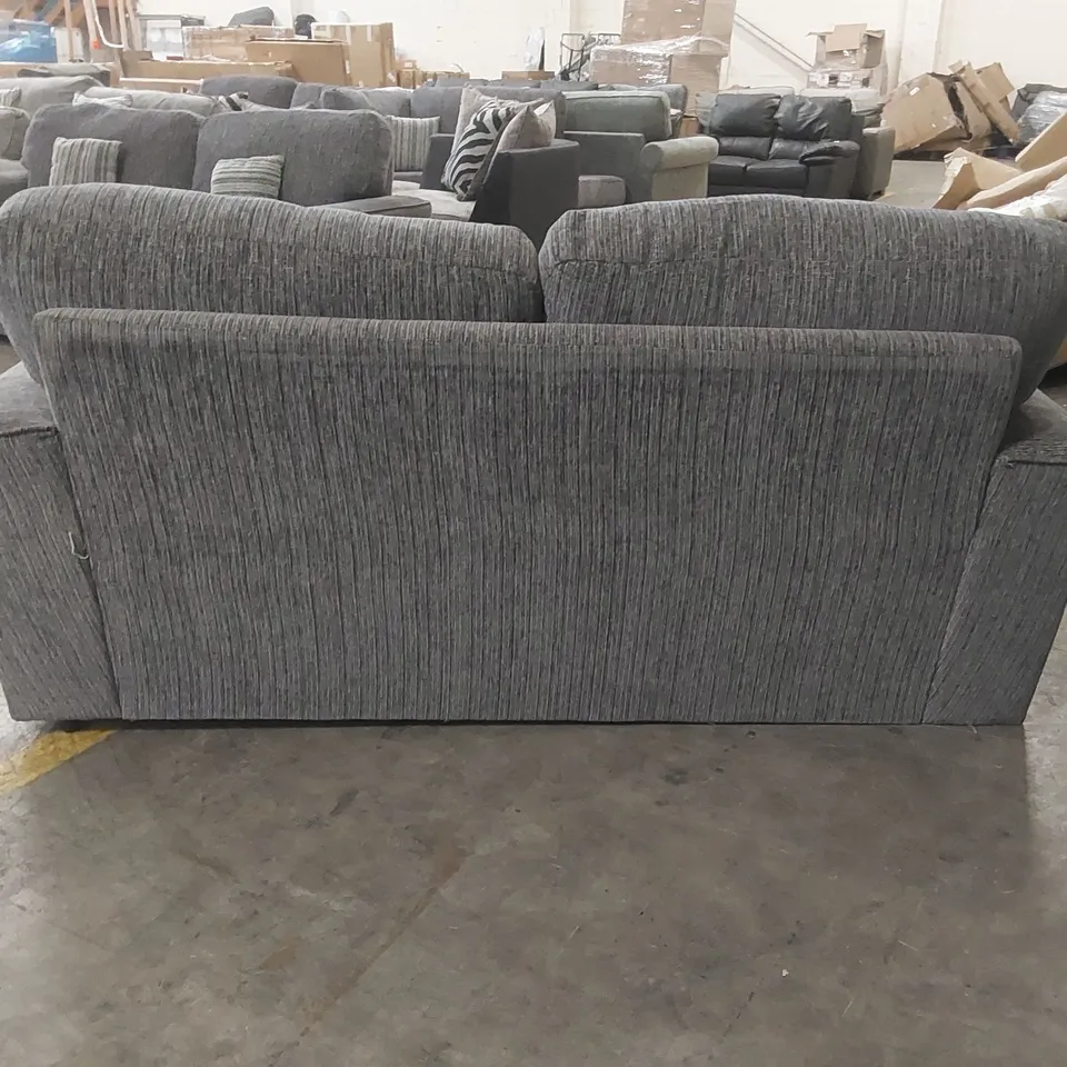 QUALITY DESIGNER MINC FABRIC UPHOLSTERED 3 SEATER SOFA