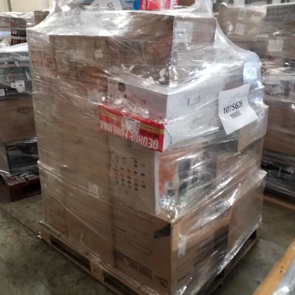 PALLET OF APPROXIMATELY 27 UNPROCESSED RAW RETURN HOUSEHOLD AND ELECTRICAL GOODS TO INCLUDE;