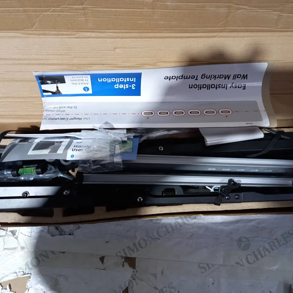 BOXED AVF JXPL601 LOW PROFILE TILT TV WALL MOUNT