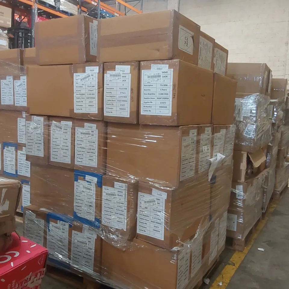 PALLET CONTAINING APPROXIMATELY 160x BRAND NEW SIMPLY BE AND JD WILLIAMS SHOES INCLUDING: TYLA SANDALS, LUMINIA SANDALS, MISTY SANDALS ECT