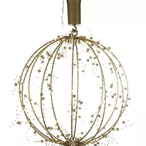 SARA BY SARA DAVIES 30CM PRE-LIT BEADED SPHERE