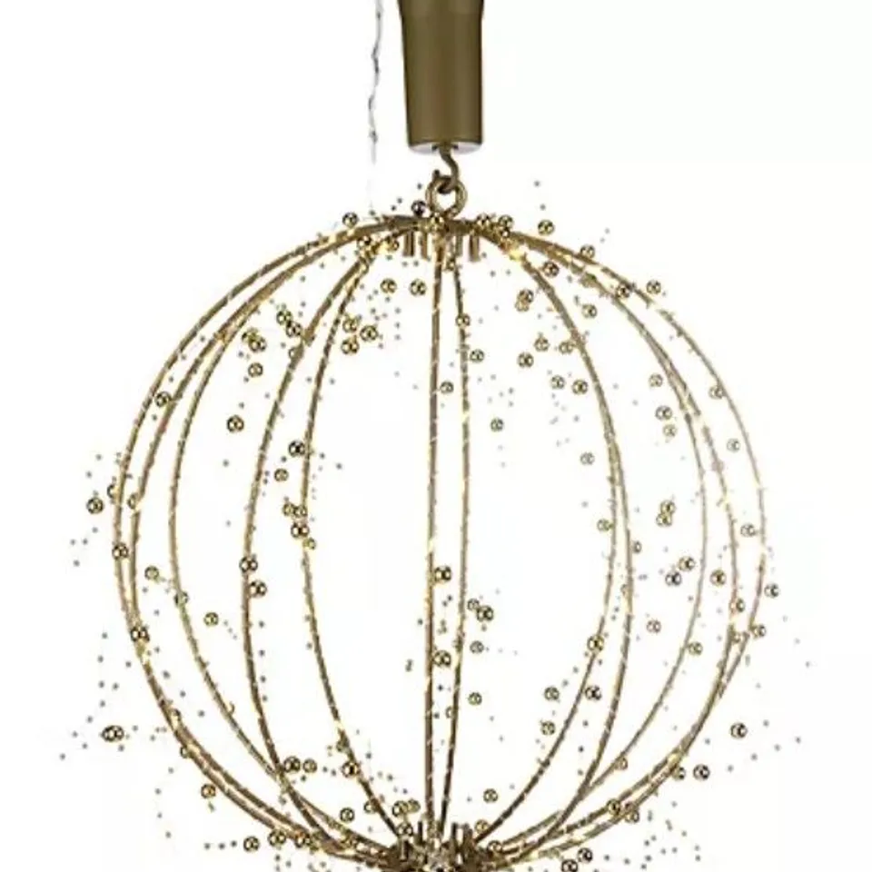 SARA BY SARA DAVIES 30CM PRE-LIT BEADED SPHERE