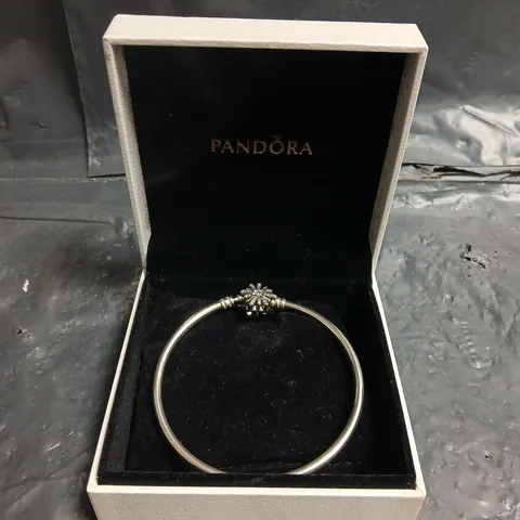 PANDORA MOMENTS SILVER CHARM BRACELET – BOXED