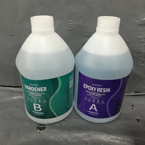 5 X LOVFEN EPOXY RESIN & HARDENER - COLLECTION ONLY 