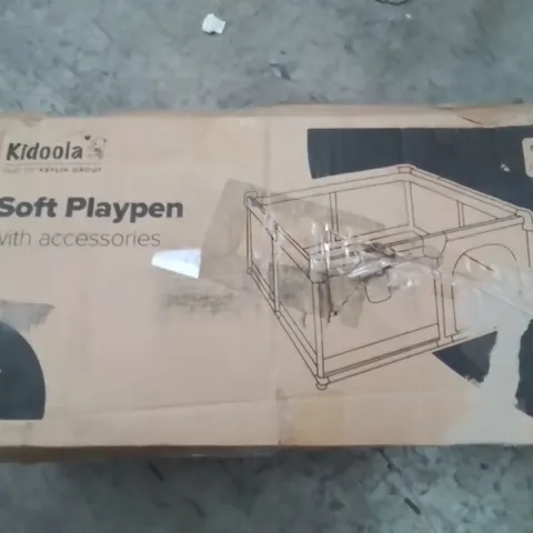 BOXED KIDOOLA SOFT PLAYPEN WITH ACCESSORIES PINK