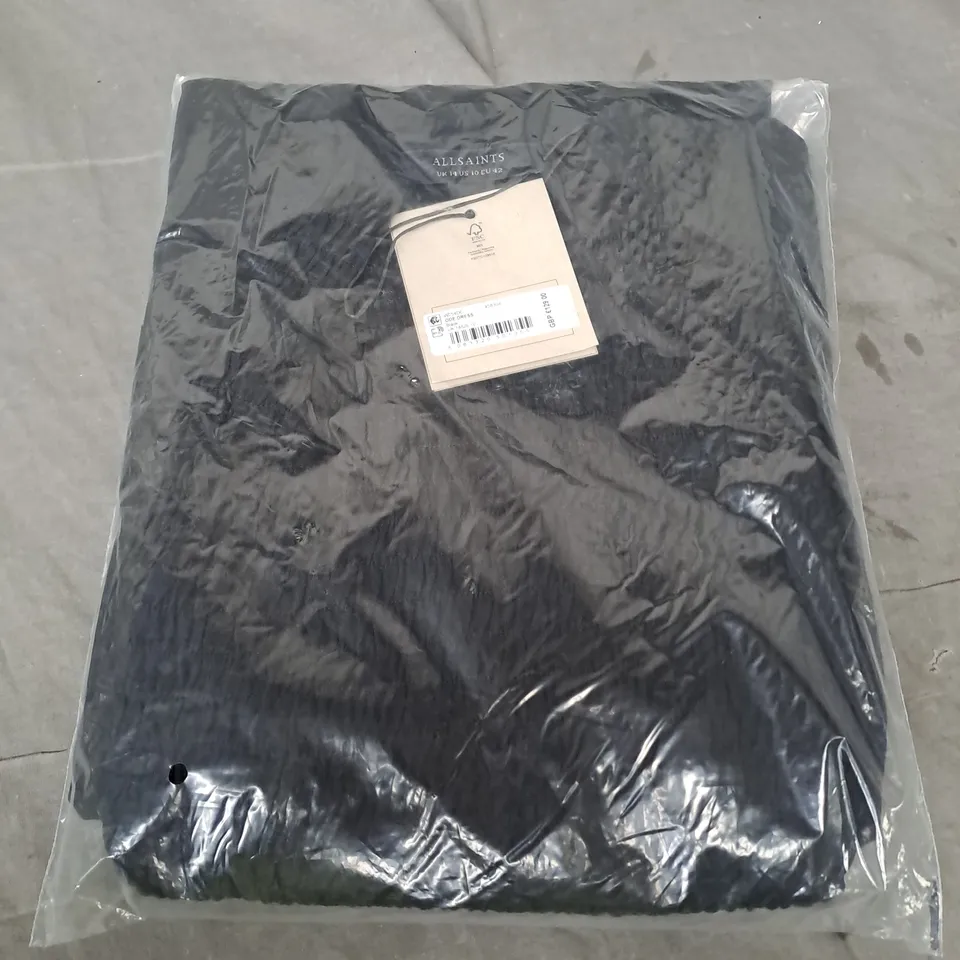 ALLSAINTS ODE DRESS IN BLACK - 14