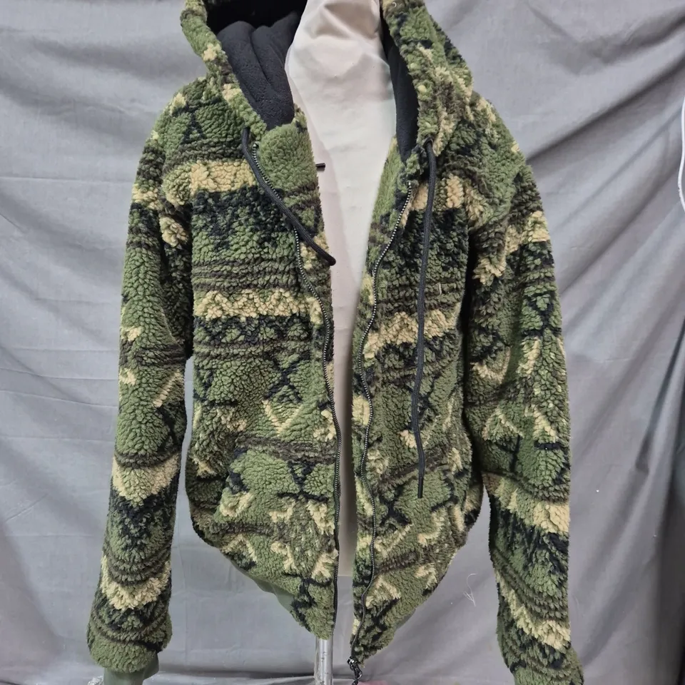 ROUTE ONE MAKALU JACKET – OLIVE, LARGE