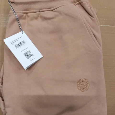 BOX OF BRAND NEW BRASS MONKEY JOGGERS - CORAL SIZE LARGE APPROXIMATELY 3