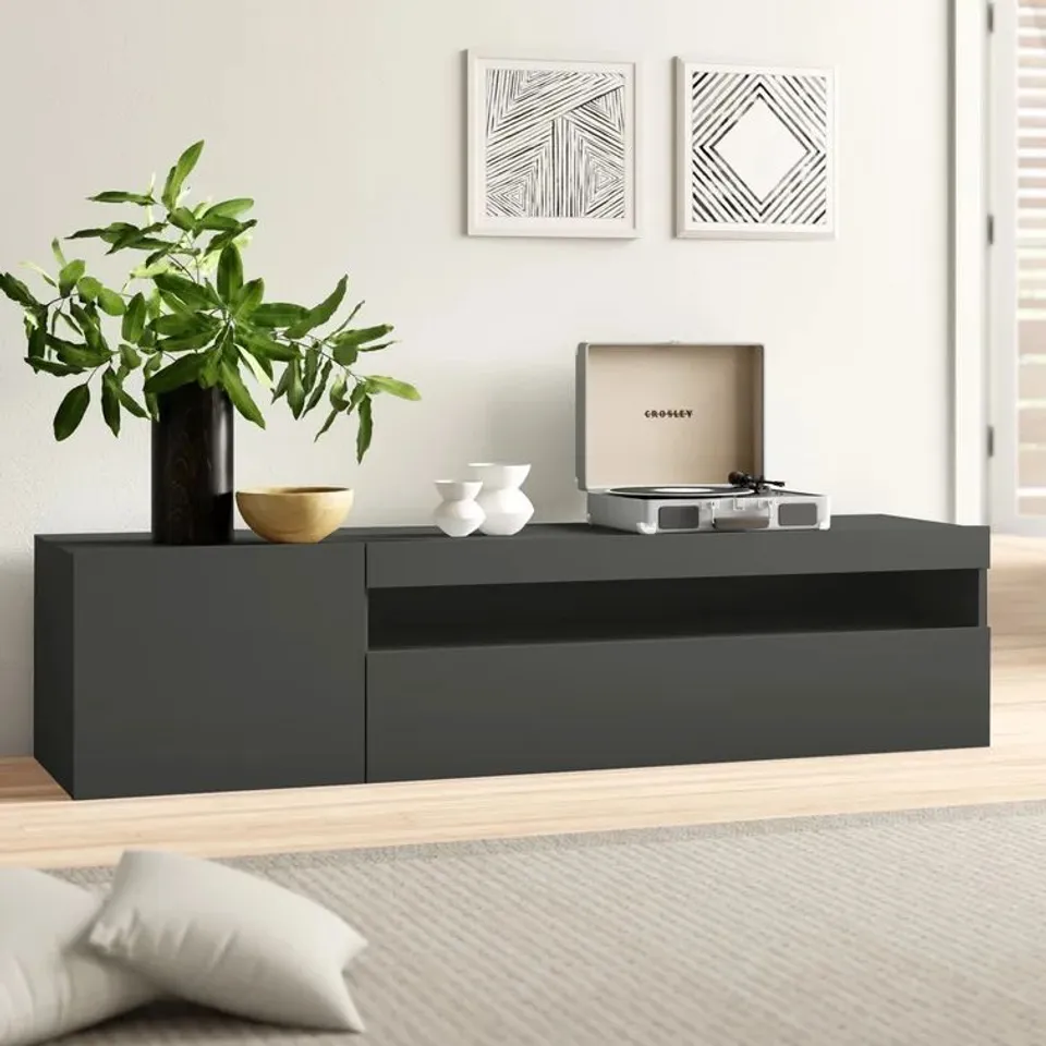 BOXED MARIELLA TV STAND FOR TVS UPTO 65" - ANTHRACITE 