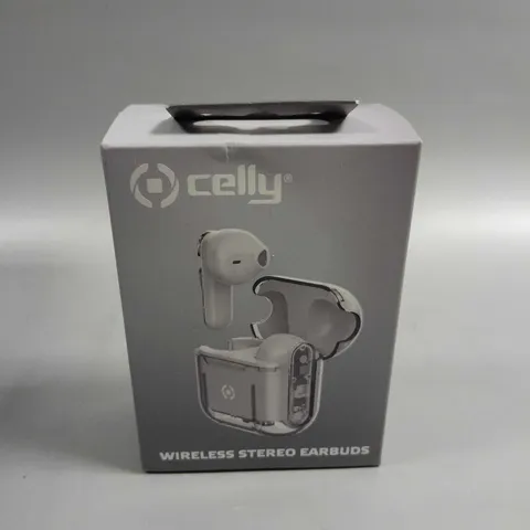BOXED SEALED CELLY WIRELESS STEREO EARPHONES