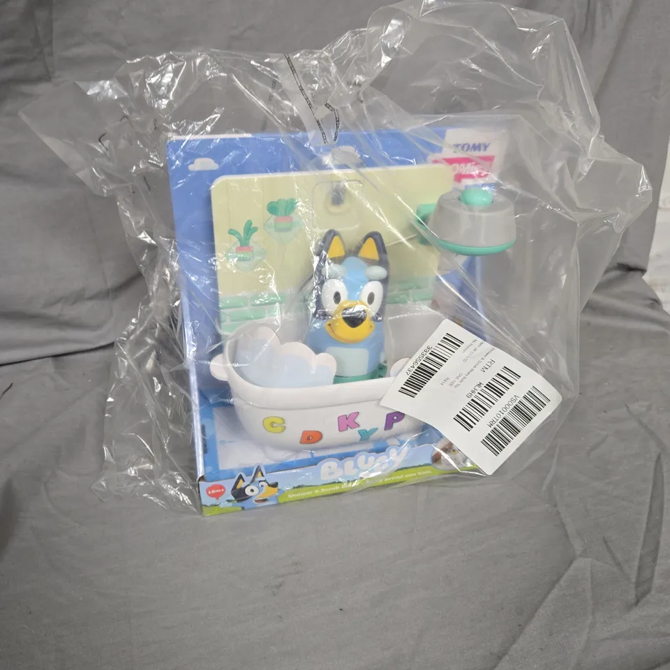 Tomy Toomies Shower & Scrub Bluey Bath Toy – One Size 