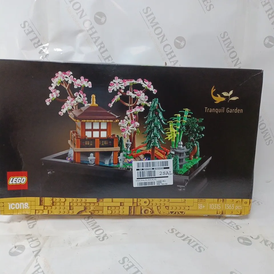 BOXED LEGO 10315 TRANQUIL GARDEN  RRP £94.99