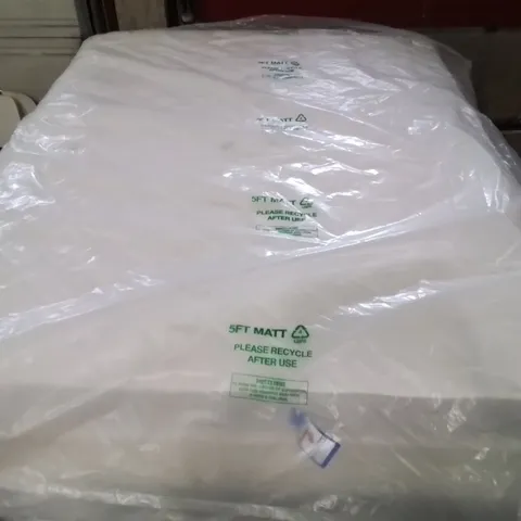 QUALITY BAGGED DESIGNER KING SIZE 150cm AIRSPRUNG LUXURY QUILTED MEDIUM MATTRESS