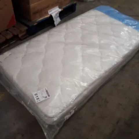 QUALITY BAGGED SINGLE 90cm AIRSPRUNG LUXURY QUILTED MEDIUM MATTRESS
