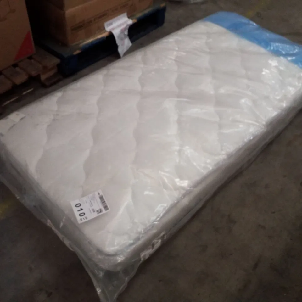 QUALITY BAGGED SINGLE 90cm AIRSPRUNG LUXURY QUILTED MEDIUM MATTRESS RRP £251.1