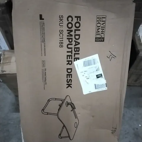 BOXED LIVING AND HOME COMPUTER DESK