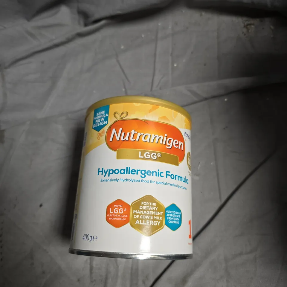 NUTRAMIGEN LGG HYPOALLERGENIC BABY FORMULA POWDER 400G TIN