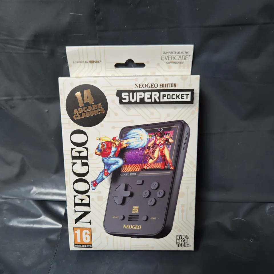 BOXED AND SEALED NEOGEO EDITION SUPER POCKET