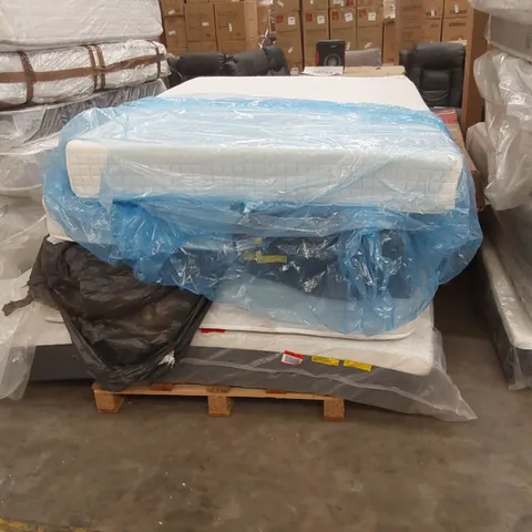 PALLET CONTAINING 5x UNBAGGED MATTRESSES - VARIOUS BRANDS, SIZES, CONDITIONS