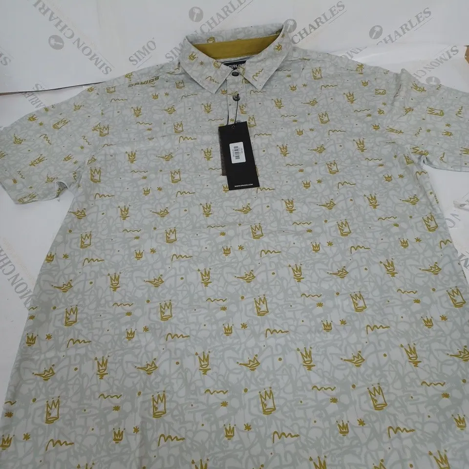 DRUIDS KING POLO SHIRT SIZE L 