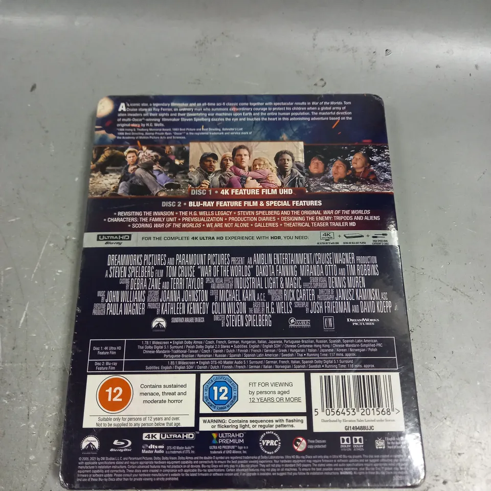 SEALED WAR OF THE WORLDS SPECIAL EDITION BLU-RAY 