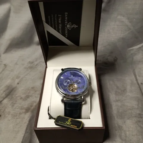 SAMUEL JOSEPH AUTOMATIC LIMITED EDITION SILVER WATCH 